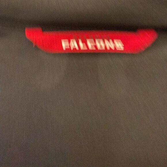 New with tags NFL Atlanta Falcons, striped polo shirt in size medium football - Picture 8 of 9